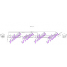 H4349 Brovex-Nelson Тормозной шланг