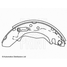 ADH24117 BLUE PRINT Комплект тормозных колодок