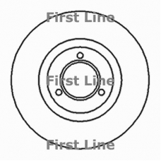 FBD157 FIRST LINE Тормозной диск