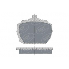 SP 231 SCT Комплект тормозных колодок, дисковый тормоз