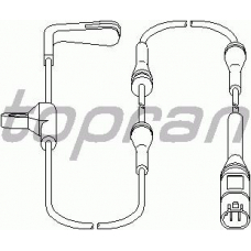 501 616 TOPRAN Датчик, износ тормозных колодок