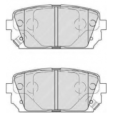 LVXL1453 MOTAQUIP Комплект тормозных колодок, дисковый тормоз