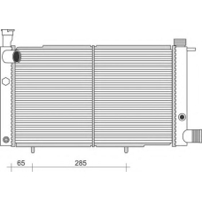 350213982000 MAGNETI MARELLI Радиатор, охлаждение двигателя