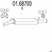 01.68700 MTS Глушитель выхлопных газов конечный