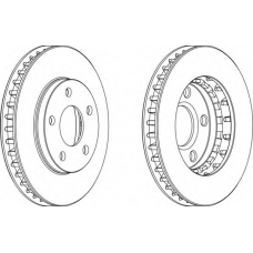 DDF1030-1 FERODO Тормозной диск