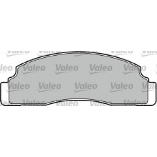598165 VALEO Комплект тормозных колодок, дисковый тормоз