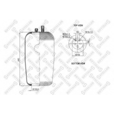 90-43906-SX STELLOX Кожух пневматической рессоры