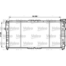 731372 VALEO Радиатор, охлаждение двигателя