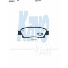 BP-9031 KAVO PARTS Комплект тормозных колодок, дисковый тормоз