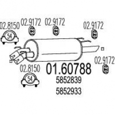 01.60788 MTS Глушитель выхлопных газов конечный