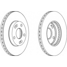 DDF1167-1 FERODO Тормозной диск