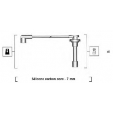 941255060816 MAGNETI MARELLI Комплект проводов зажигания