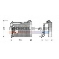 0300V146 VAN WEZEL Испаритель, кондиционер