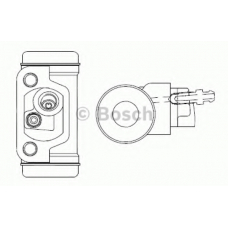 F 026 002 357 BOSCH Комплект колесного тормозного фильтра