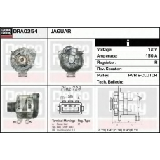 DRA0254 DELCO REMY Генератор