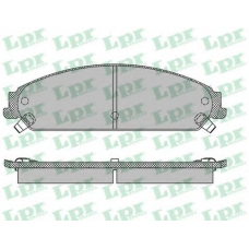 05P1401 LPR Комплект тормозных колодок, дисковый тормоз