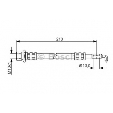 1 987 481 289 BOSCH Тормозной шланг