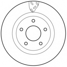 562790BC BENDIX Тормозной диск