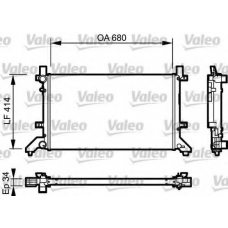 732952 VALEO Радиатор, охлаждение двигателя