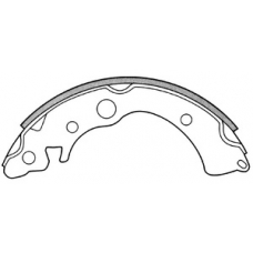 FN-5521 JNBK Колодки тормозные