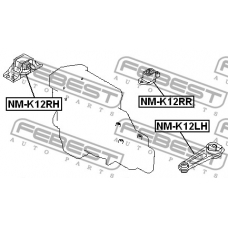 NM-K12LH FEBEST Подвеска, двигатель