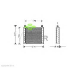 31-3808 KAGER Масляный радиатор, двигательное масло
