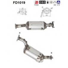 FD1019 AS Сажевый / частичный фильтр, система выхлопа ОГ