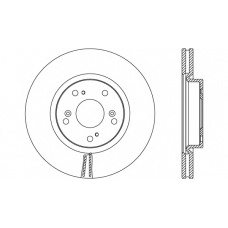 BDA2686.20 OPEN PARTS Тормозной диск