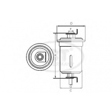 ST 745 SCT Топливный фильтр