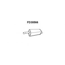 FD30566 VENEPORTE Глушитель выхлопных газов конечный