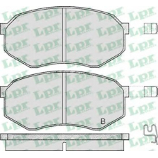 05P374 LPR Комплект тормозных колодок, дисковый тормоз