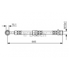 1 987 476 155 BOSCH Тормозной шланг