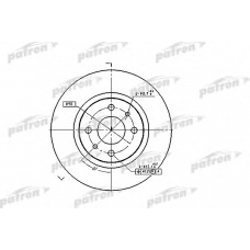 PBD1747 PATRON Тормозной диск