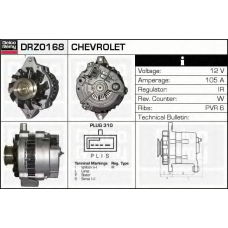 DRZ0168 DELCO REMY Генератор