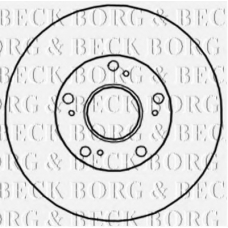 BBD4718 BORG & BECK Тормозной диск