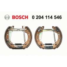 0 204 114 546 BOSCH Комплект тормозных колодок