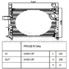 PXNCB-003 Parts mall Конденсатор, кондиционер