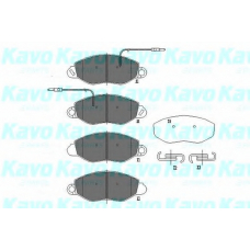 KBP-6586 KAVO PARTS Комплект тормозных колодок, дисковый тормоз