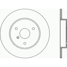 BDA1864.10 OPEN PARTS Тормозной диск