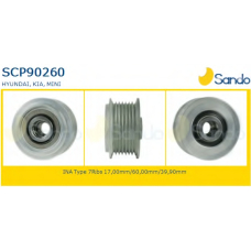 SCP90260 SANDO Ременный шкив, генератор
