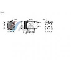 UVK049 AVA Компрессор, кондиционер