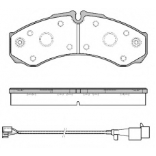0651.52 REMSA Комплект тормозных колодок, дисковый тормоз
