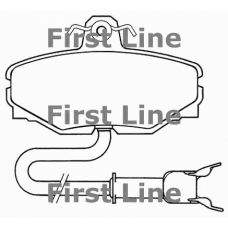 FBP1546 FIRST LINE Комплект тормозных колодок, дисковый тормоз