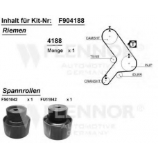 F904168V FLENNOR Комплект ремня грм