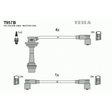 T957B TESLA Комплект проводов зажигания