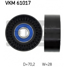 VKM 61017 SKF Паразитный / ведущий ролик, поликлиновой ремень