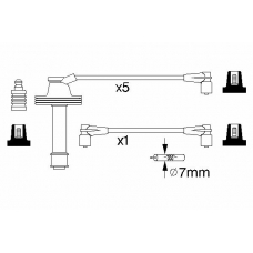 0 986 357 232 BOSCH Комплект проводов зажигания