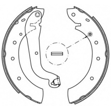 BSA2173.00 OPEN PARTS Комплект тормозных колодок