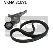 VKMA 31091 SKF Поликлиновой ременный комплект