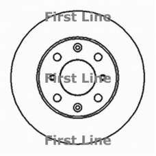FBD007 FIRST LINE Тормозной диск